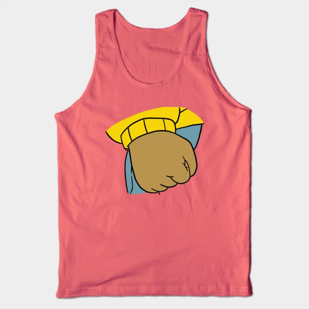 Arthur’s Fist Meme Tank Top by DrScribbl3